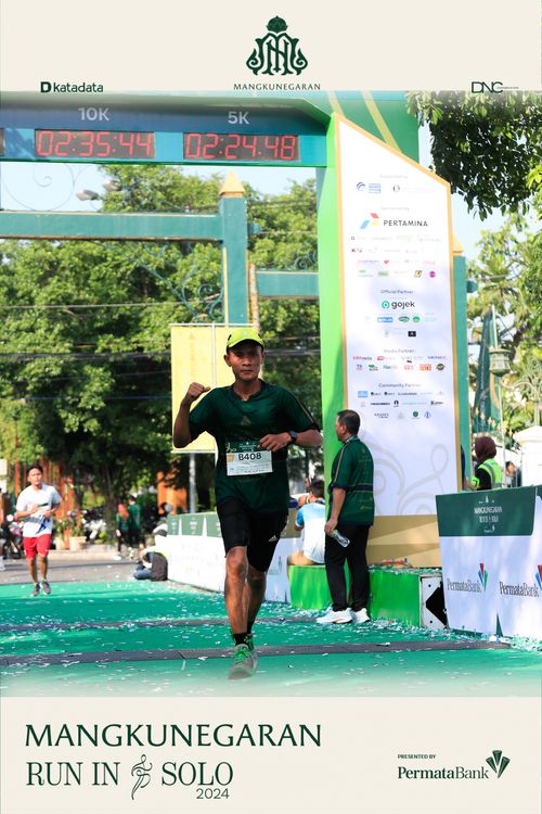 Race photo from Mangkunegaran Run 2024