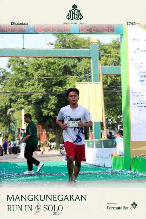 Race photo from Mangkunegaran Run 2024