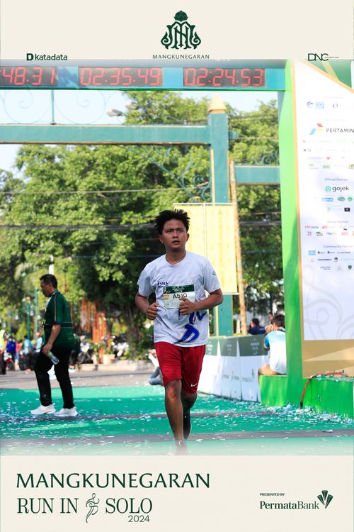 Race photo from Mangkunegaran Run 2024