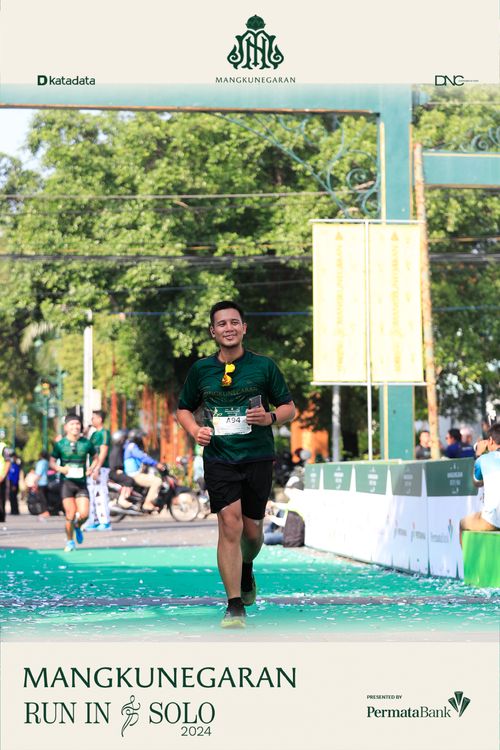 Race photo from Mangkunegaran Run 2024