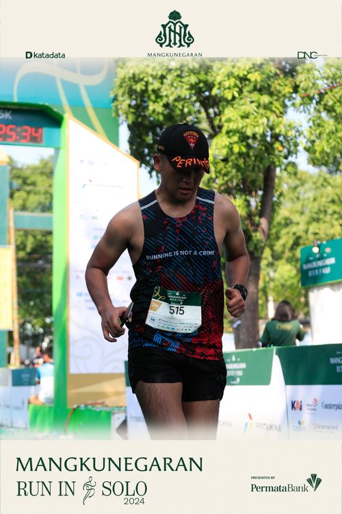 Race photo from Mangkunegaran Run 2024