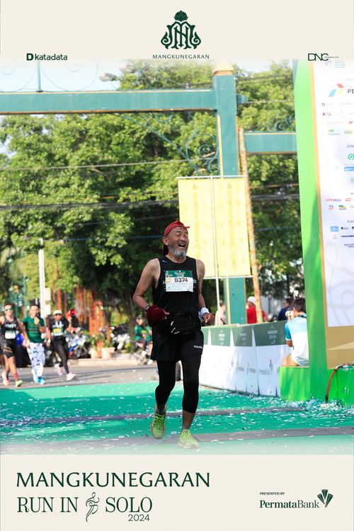 Race photo from Mangkunegaran Run 2024