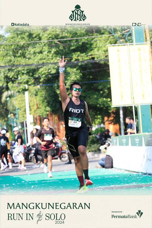 Race photo from Mangkunegaran Run 2024