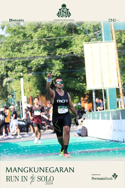 Race photo from Mangkunegaran Run 2024