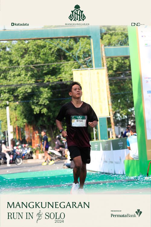 Race photo from Mangkunegaran Run 2024