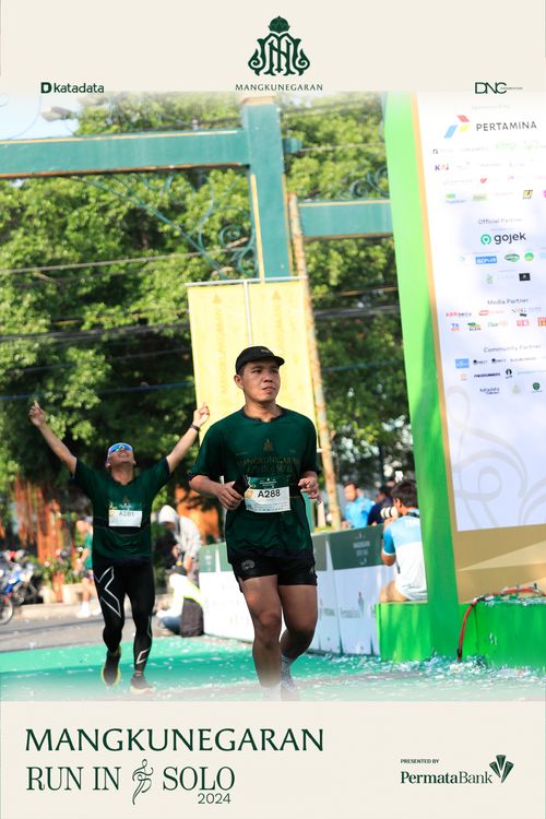 Race photo from Mangkunegaran Run 2024