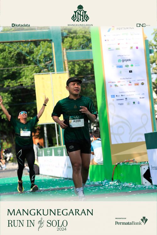 Race photo from Mangkunegaran Run 2024
