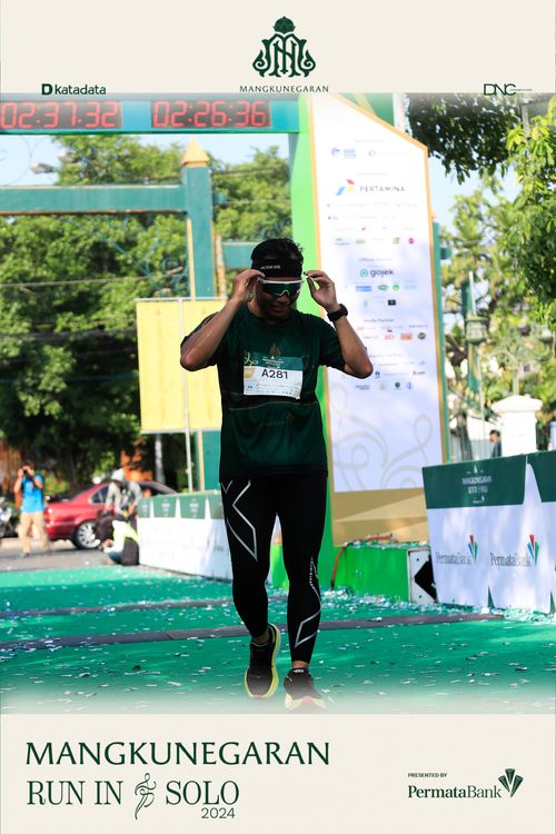 Race photo from Mangkunegaran Run 2024