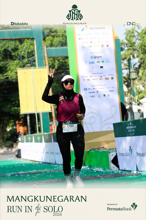 Race photo from Mangkunegaran Run 2024