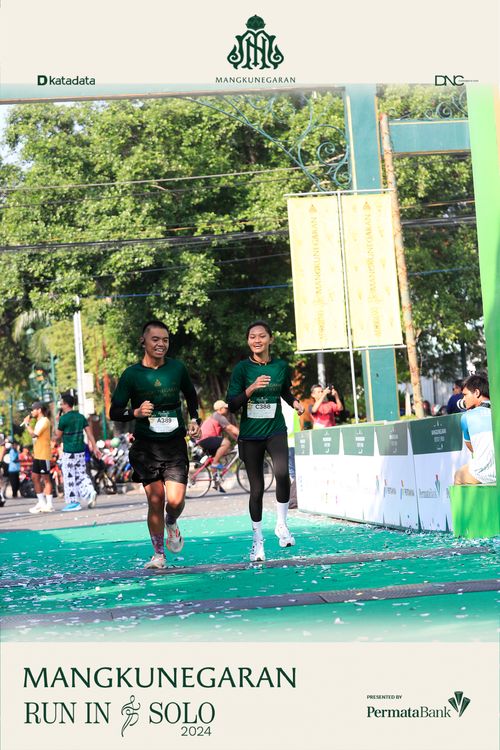 Race photo from Mangkunegaran Run 2024