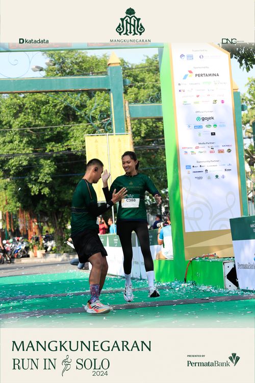 Race photo from Mangkunegaran Run 2024