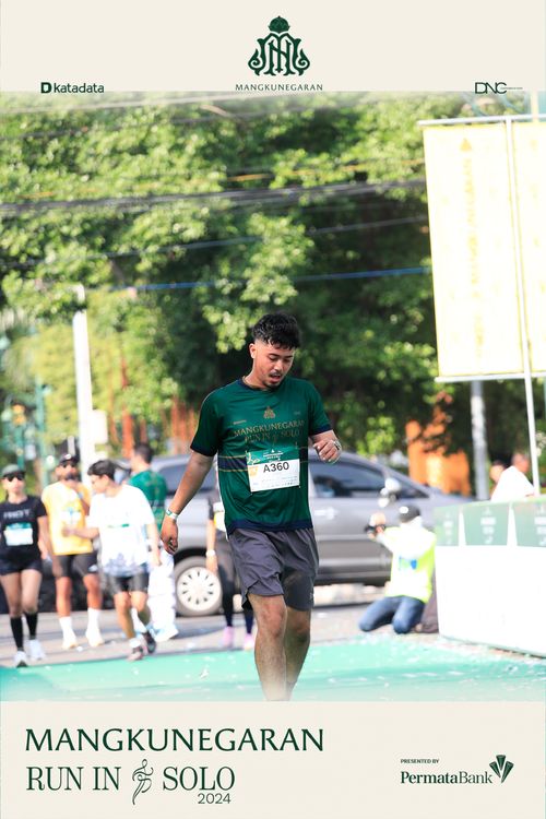 Race photo from Mangkunegaran Run 2024