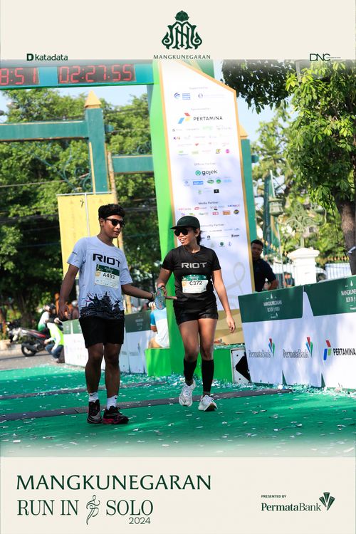 Race photo from Mangkunegaran Run 2024