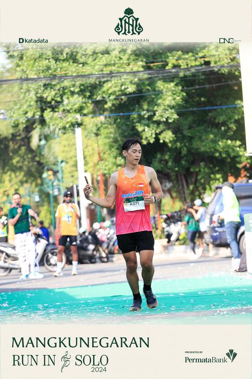 Race photo from Mangkunegaran Run 2024