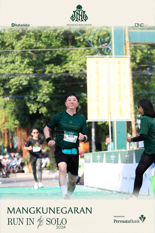 Race photo from Mangkunegaran Run 2024