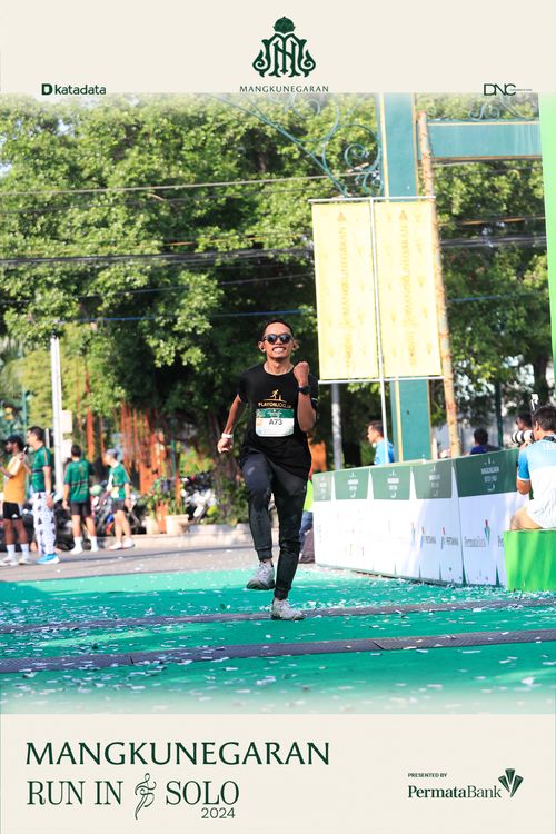 Race photo from Mangkunegaran Run 2024