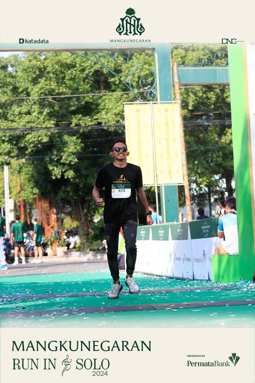 Race photo from Mangkunegaran Run 2024
