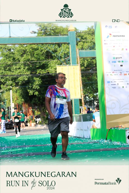 Race photo from Mangkunegaran Run 2024