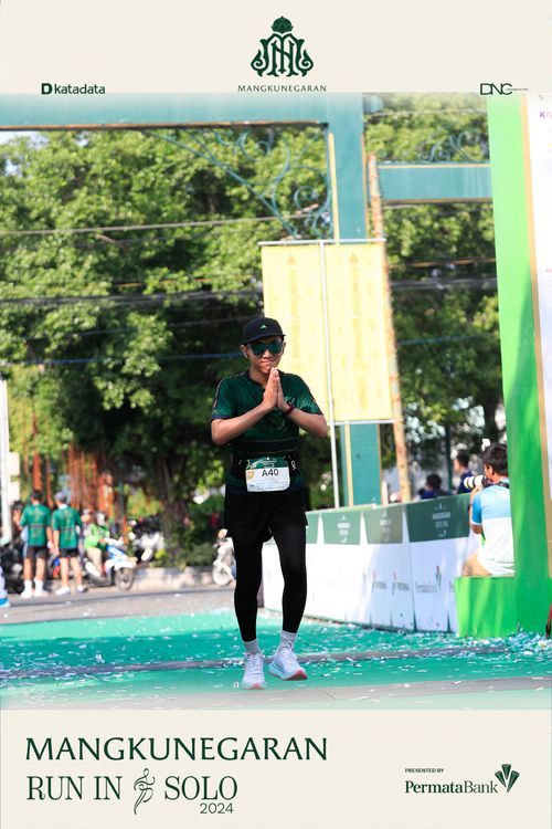 Race photo from Mangkunegaran Run 2024