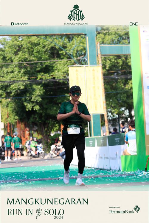 Race photo from Mangkunegaran Run 2024