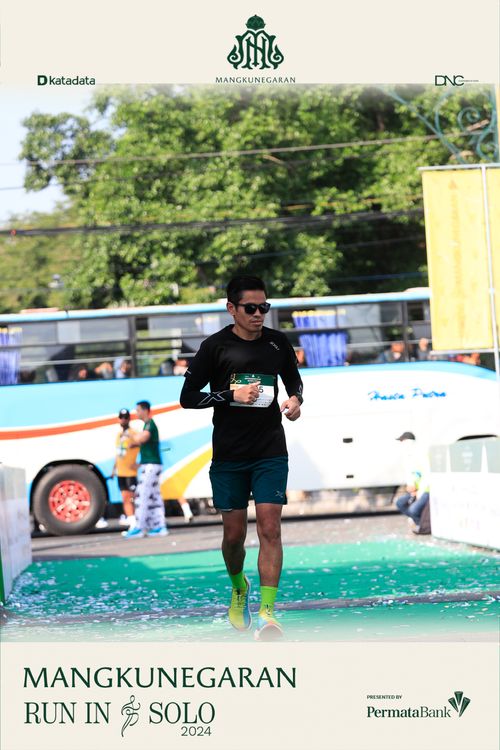 Race photo from Mangkunegaran Run 2024