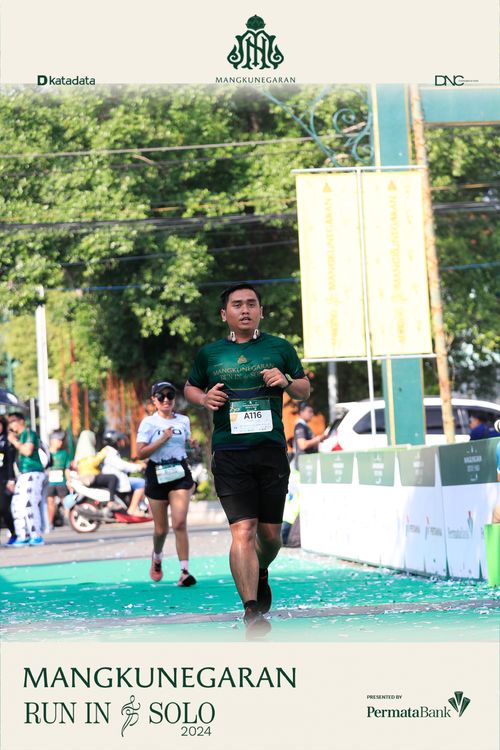 Race photo from Mangkunegaran Run 2024