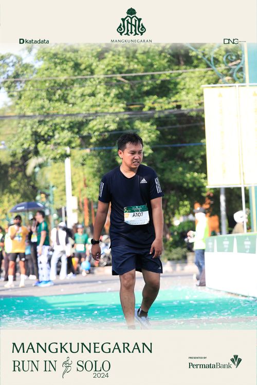 Race photo from Mangkunegaran Run 2024