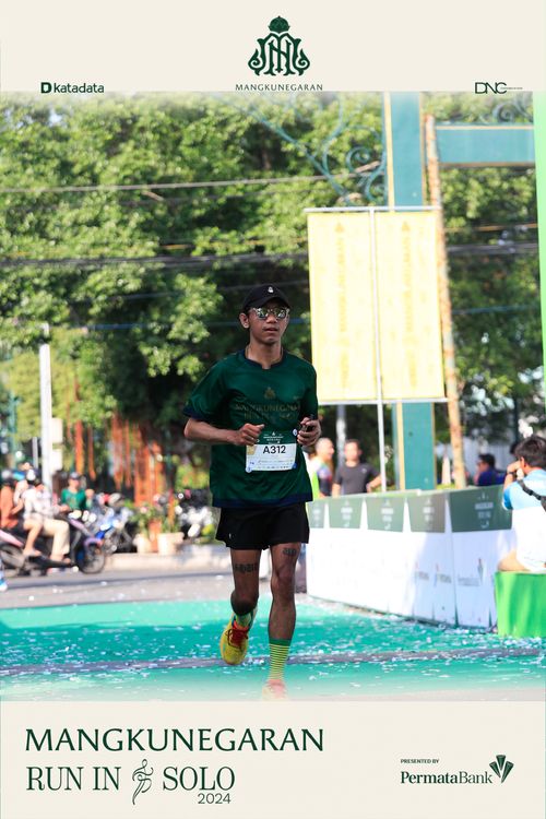 Race photo from Mangkunegaran Run 2024