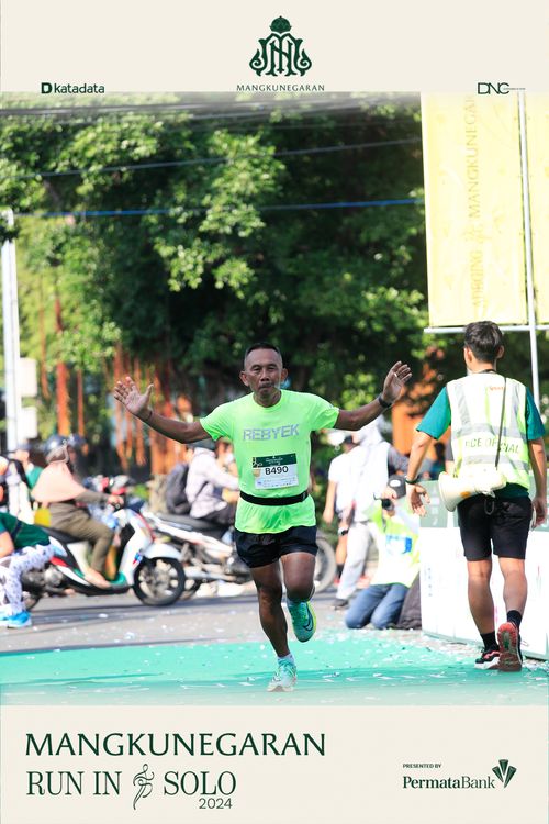 Race photo from Mangkunegaran Run 2024