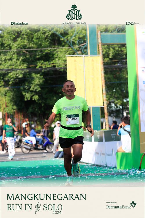 Race photo from Mangkunegaran Run 2024