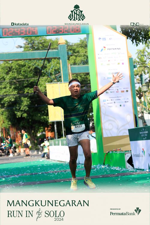 Race photo from Mangkunegaran Run 2024