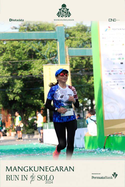 Race photo from Mangkunegaran Run 2024