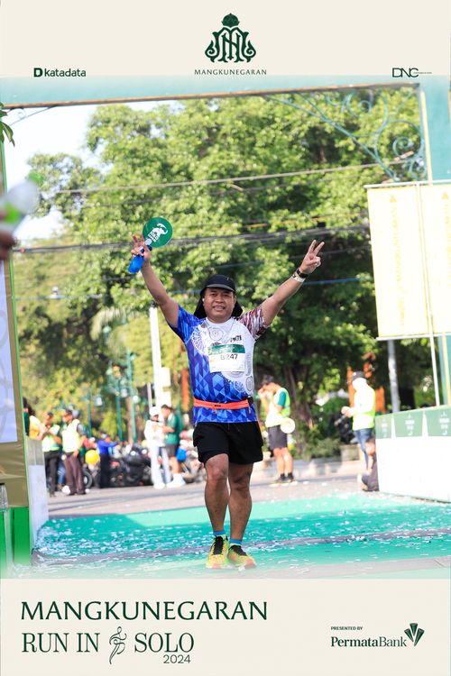 Race photo from Mangkunegaran Run 2024