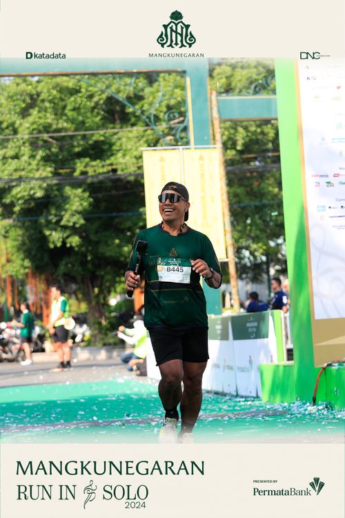Race photo from Mangkunegaran Run 2024