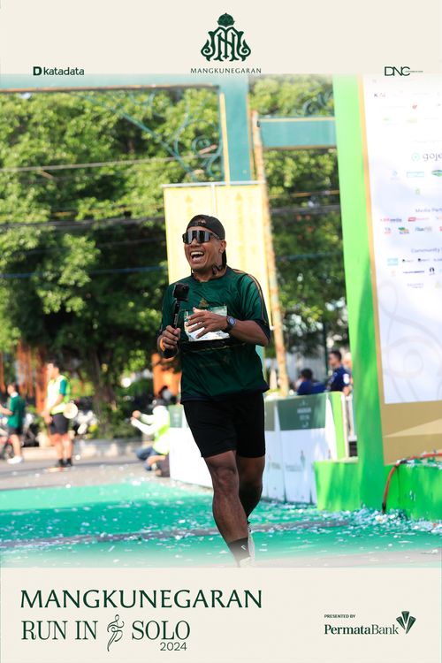 Race photo from Mangkunegaran Run 2024