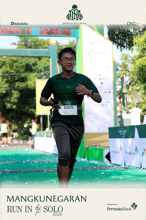 Race photo from Mangkunegaran Run 2024