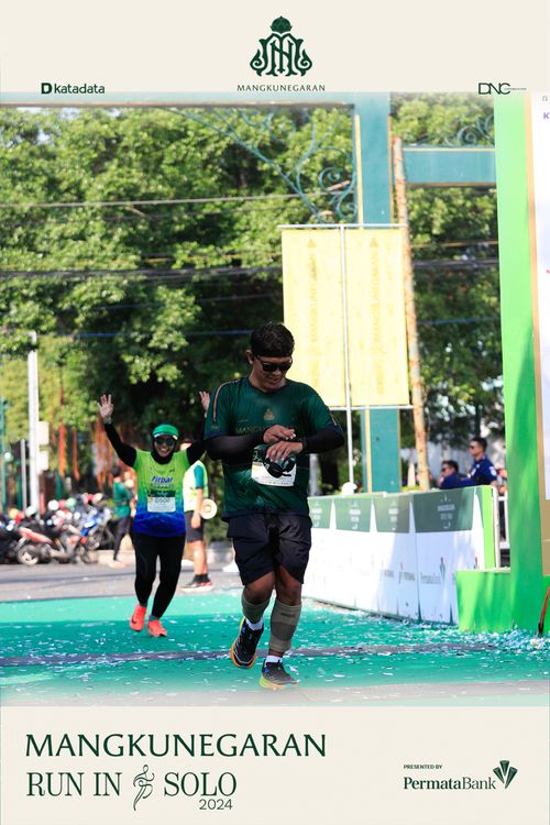 Race photo from Mangkunegaran Run 2024