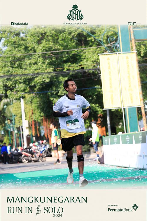 Race photo from Mangkunegaran Run 2024