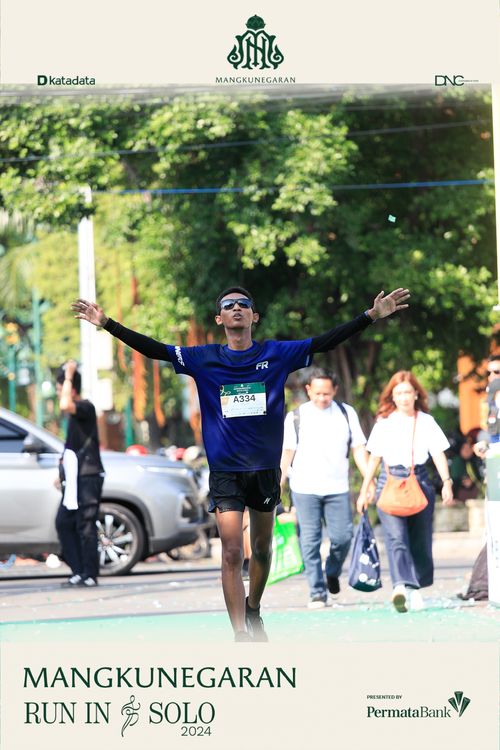 Race photo from Mangkunegaran Run 2024