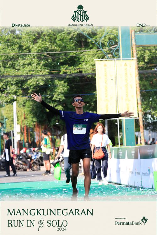 Race photo from Mangkunegaran Run 2024