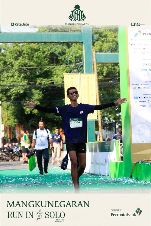 Race photo from Mangkunegaran Run 2024