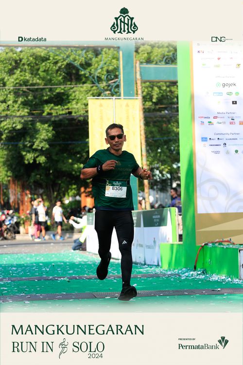 Race photo from Mangkunegaran Run 2024
