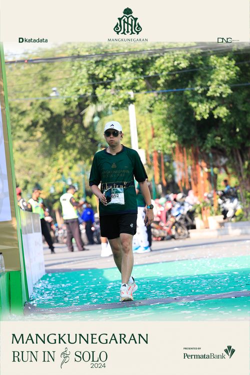Race photo from Mangkunegaran Run 2024
