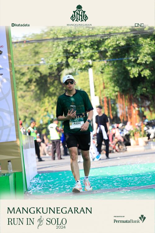 Race photo from Mangkunegaran Run 2024