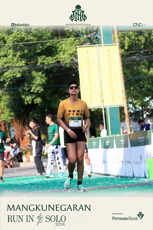 Race photo from Mangkunegaran Run 2024
