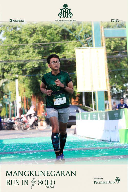 Race photo from Mangkunegaran Run 2024
