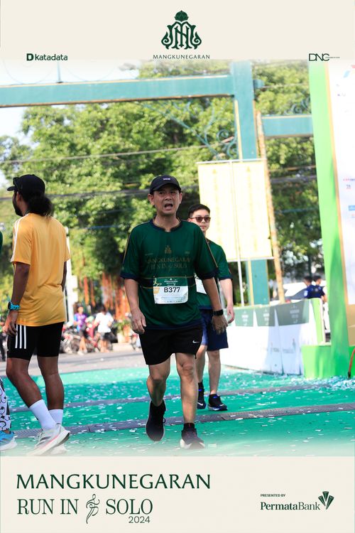 Race photo from Mangkunegaran Run 2024