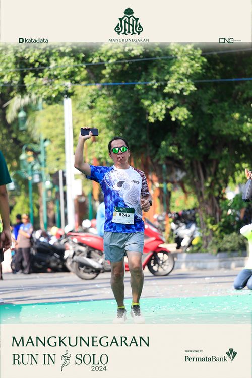 Race photo from Mangkunegaran Run 2024