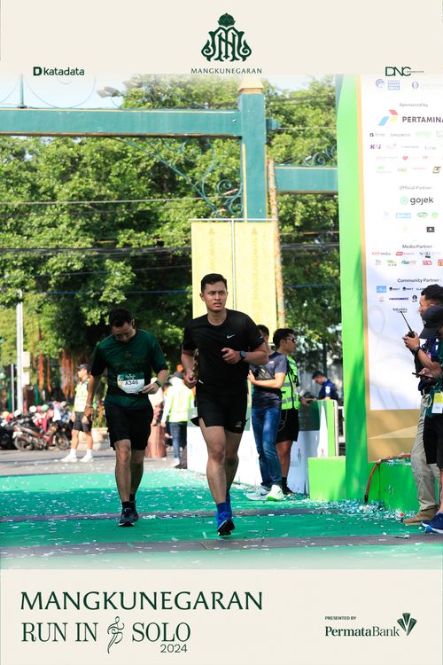 Race photo from Mangkunegaran Run 2024