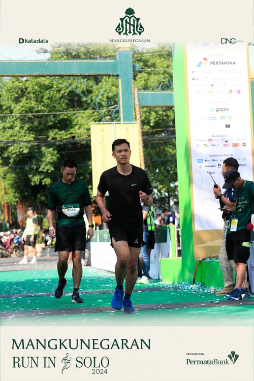 Race photo from Mangkunegaran Run 2024